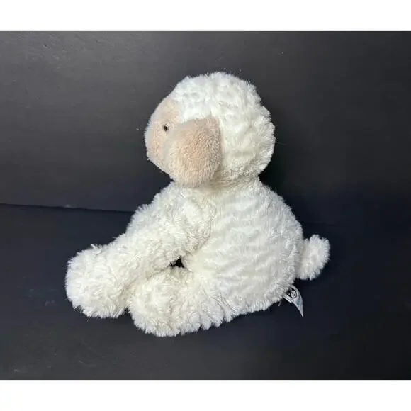 Jellycat Fuddlewuddle Bashful Lamb Sheep 9” Sitting Up Cream White & Tan Face - Picture 3 of 5